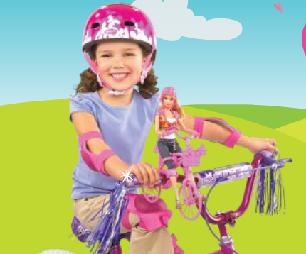 Barbie Bike game online. Screen Shot 1