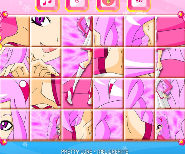 Fresh Pretty Cure game online. Screen Shot 1