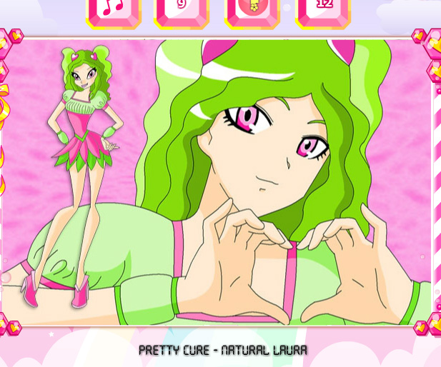 Fresh Pretty Cure game online. Screen Shot 4