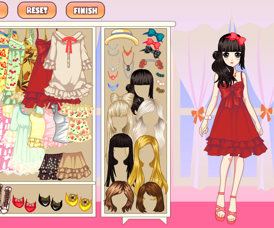 Laces Girl Dress Up game online  Girls games only