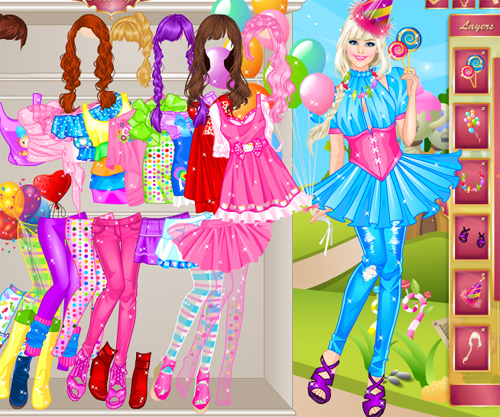Pink Сandy girl game online. Screen Shot 2